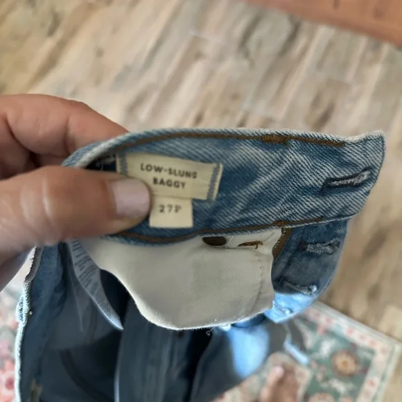 Madewell Low Slung Baggy Cuffed Jeans - Picture 4 of 6